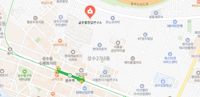 오시는 길 지도 (모바일)