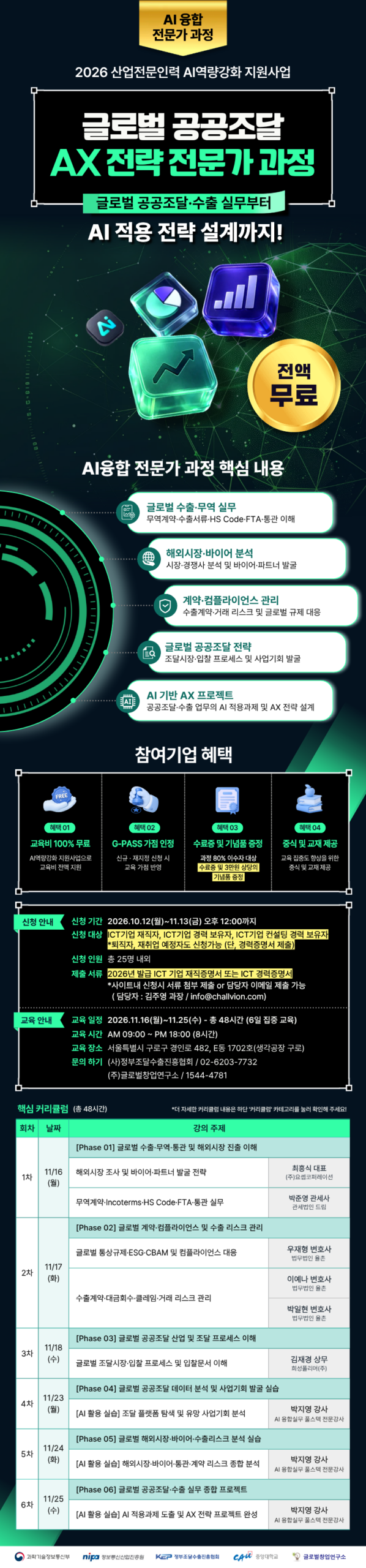 [무료AI교육] 글로벌 공공조달 AX 전략 전문가 과정 (선착순 모집)